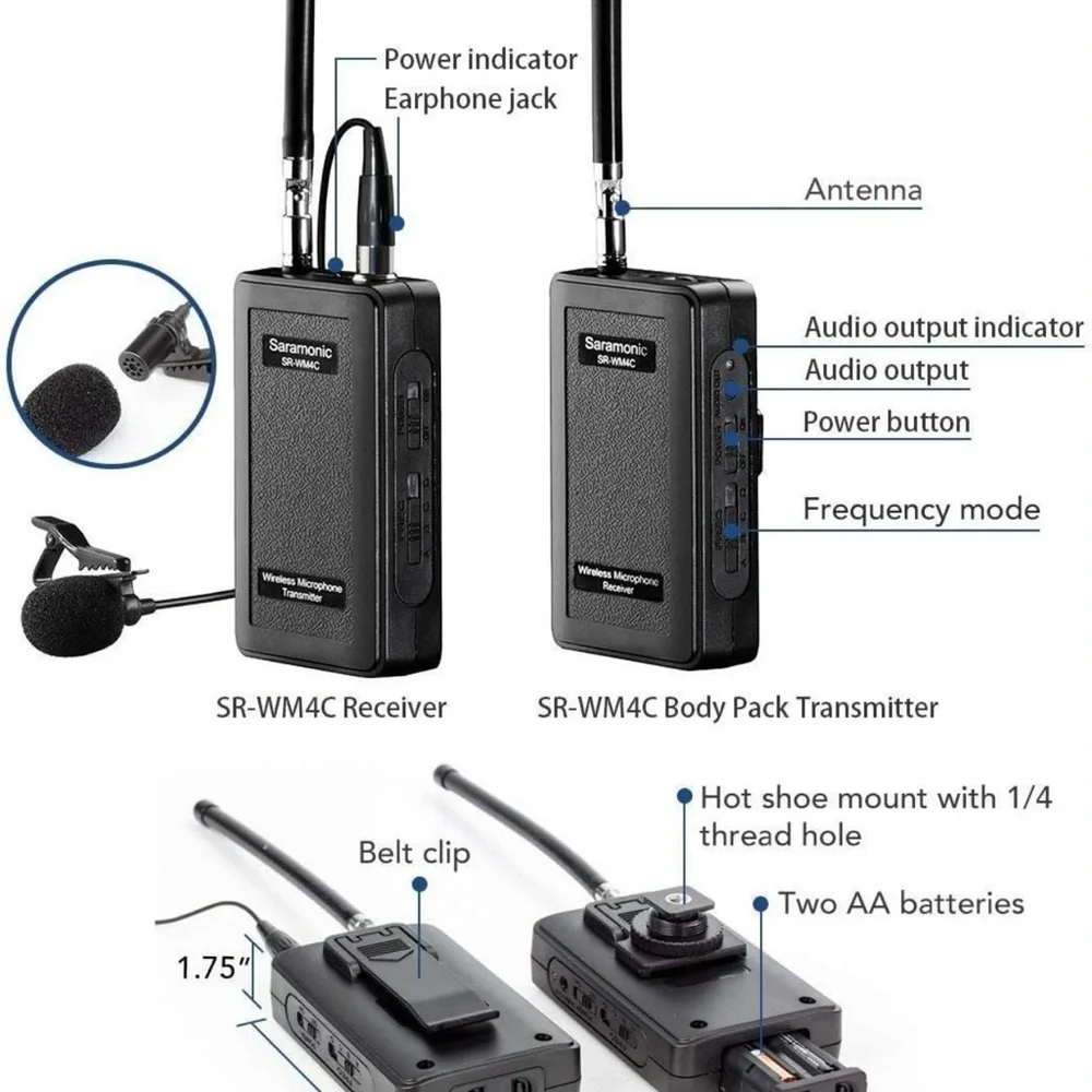 Canon Black Wireless Audio Transmitter